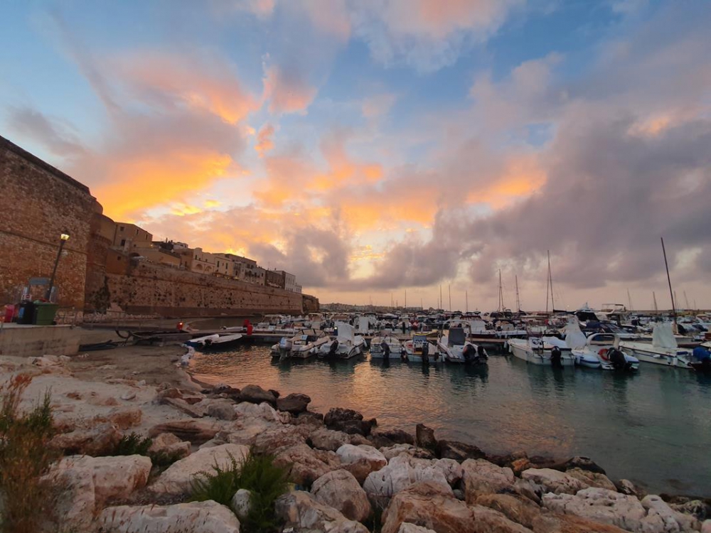 Otranto al chiaro di luna da Litorale Adriatico