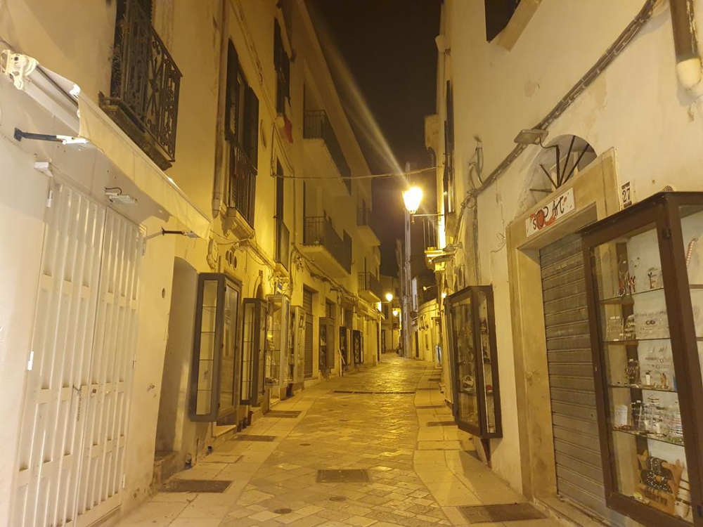 Otranto al chiaro di luna da Litorale Adriatico