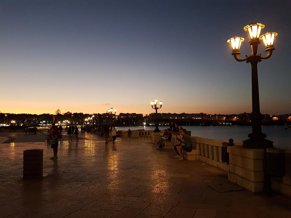 Otranto al chiaro di luna da Litorale Adriatico